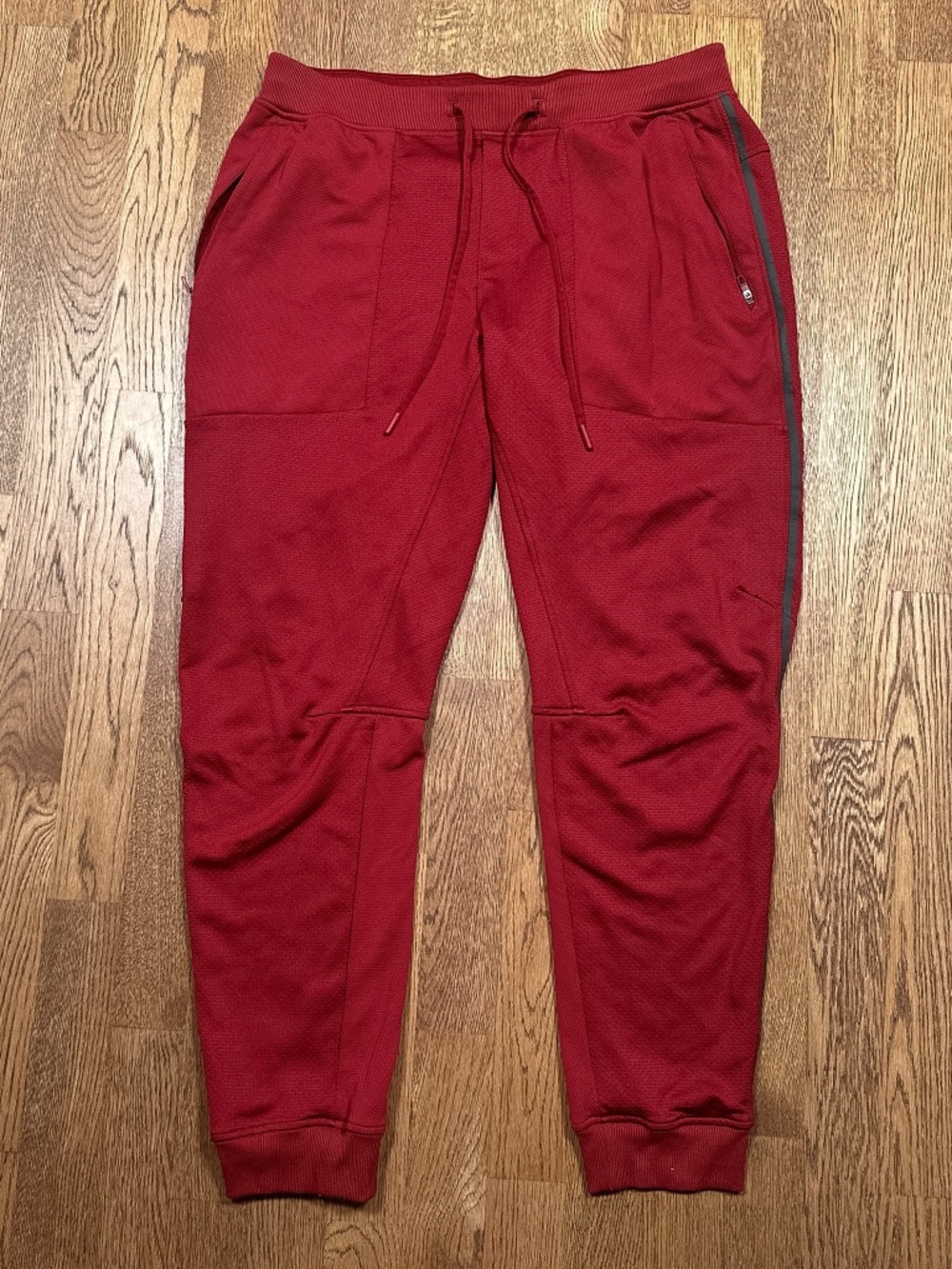 Lululemon Team Canada Olympics Textured Tech Red Jogger Sweatpants Mens XL